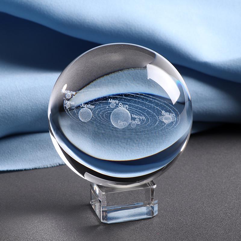 Miniature Planets Model Sphere Glass Globe – dennay
