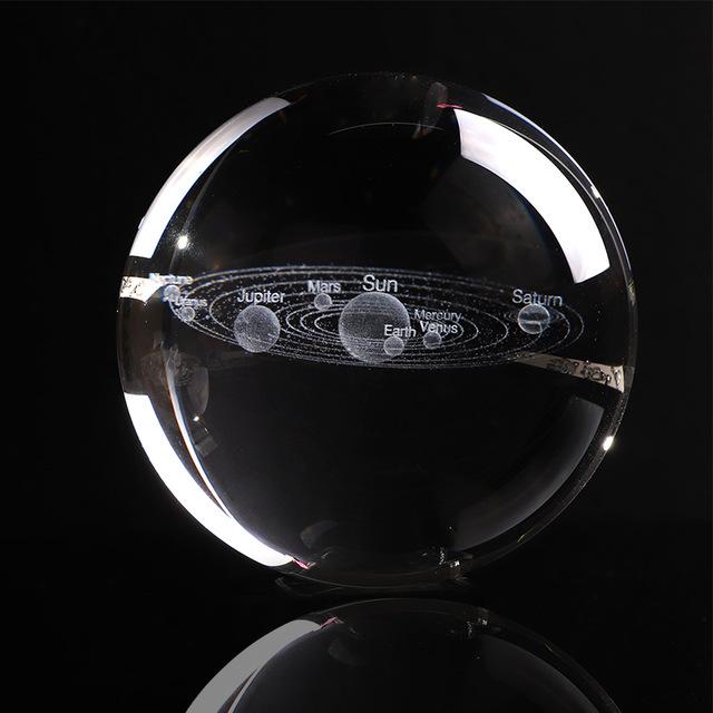 Miniature Planets Model Sphere Glass Globe – dennay